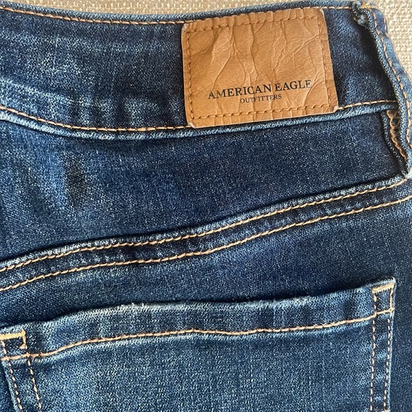 NEW American Eagle Denim X High-Waisted Skinny Jean Jegging Midnight Dreamer - Picture 11 of 12
